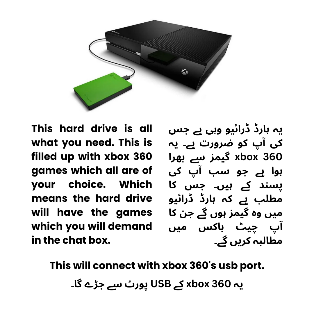 JTAG Xbox 360 Games in External Hard Drive