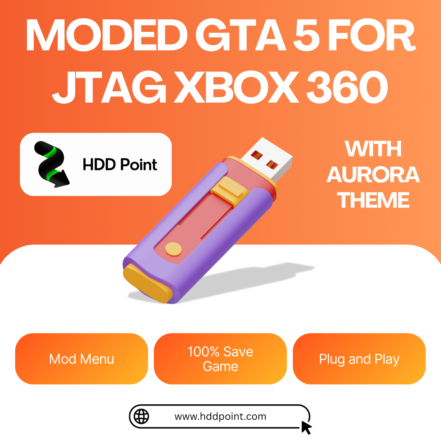 Modded GTA 5 for Xbox 360 in USB